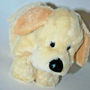 Yellow Lab Puppy Dog Black Nose Ganz Webkinz HM153 Plush 9" Toy Lovey No Code